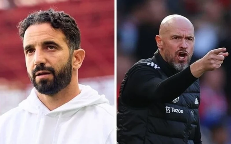 مواجهة قوية.. تين هاج يتفوق على أموريم في سباق قيادة مان يونايتد